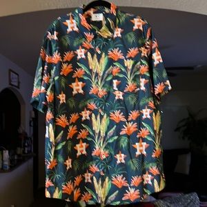 Houston Astros Victory Vacay Button Up Shirt